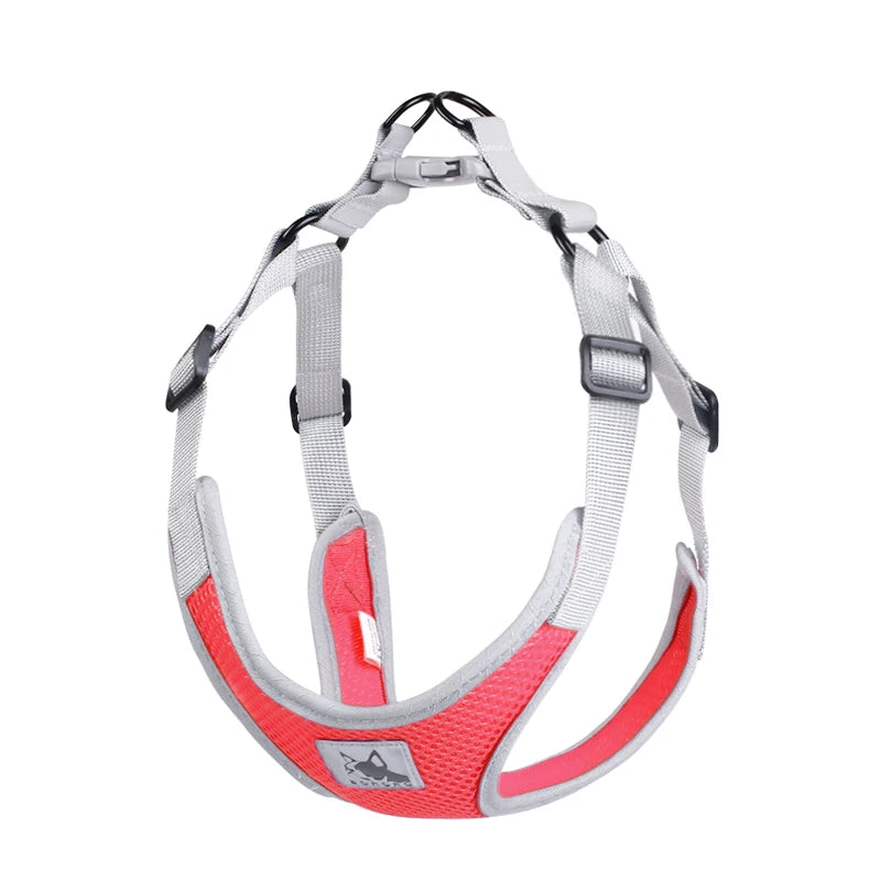 Pet Dog Harness Mesh Breathable Pet Puppies Reflective Dog Cat Vest Harness Dog Soft Chest Strap for Small Medium Dogs
