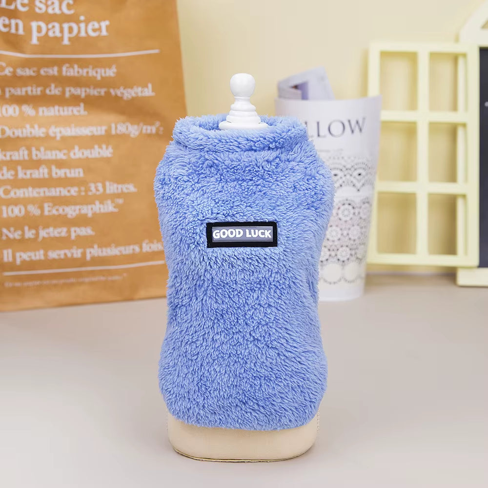 Warm Small Dog Clothes Soft Fleece Cat Dogs Clothing Pet Puppy Winter Vest Costume for Small Medium Dog Cats Chihuahua Yorkie