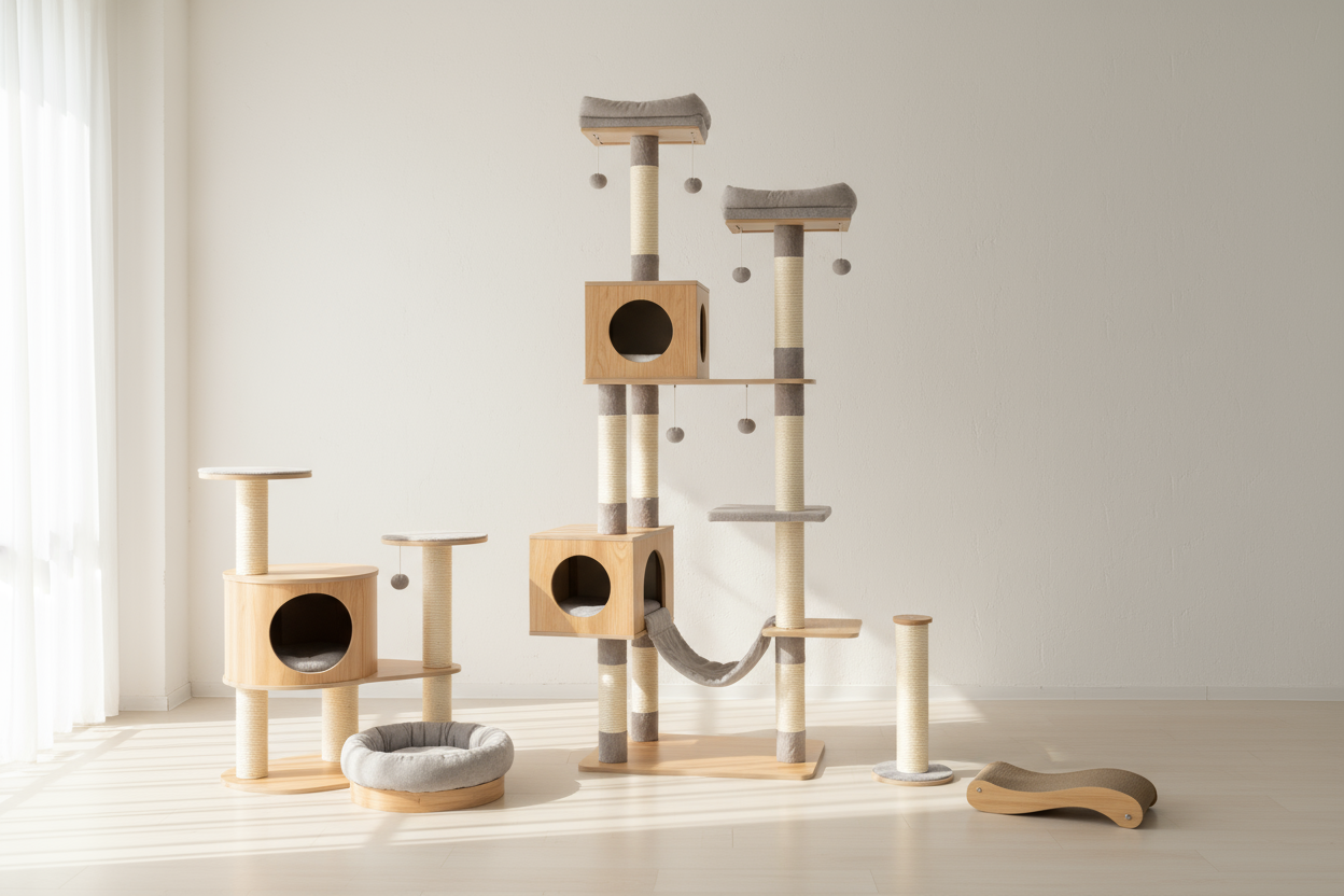 Arboles y Raspadores para gatos